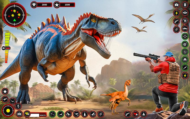 Dino Hunter 3D Hunting Games Captura de tela 1