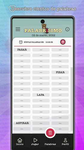 PALABRÍSIMO: busca palabras Скриншот 1