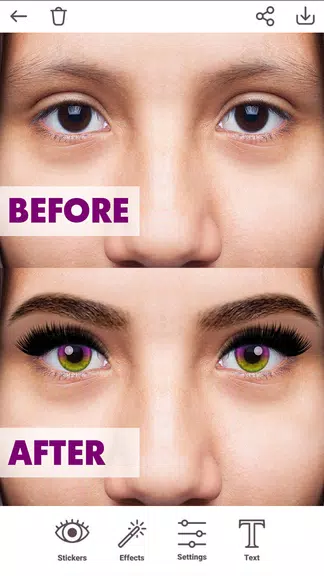Eye Color Changer Ảnh chụp màn hình 2