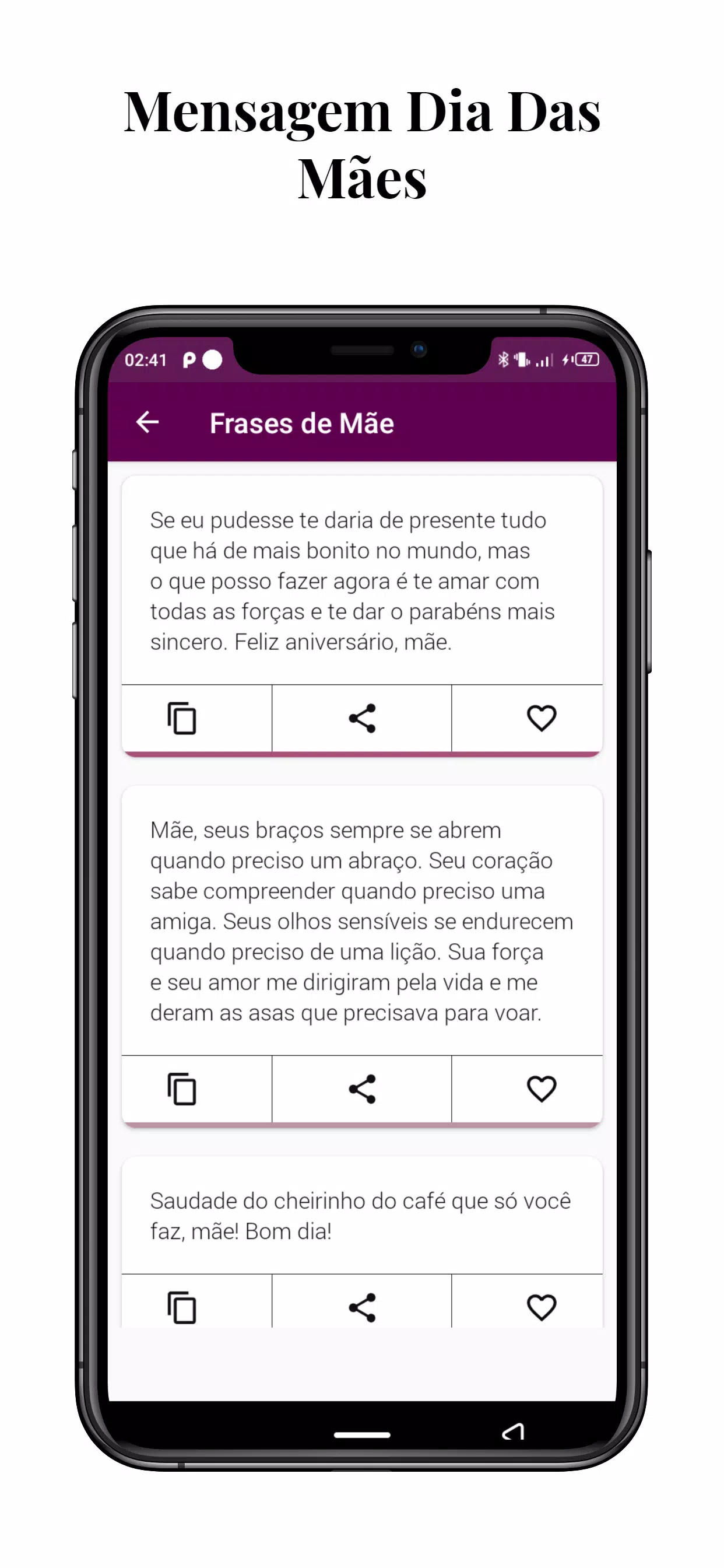 Mensagem Dia Das Mães 2024 Tangkapan skrin 3