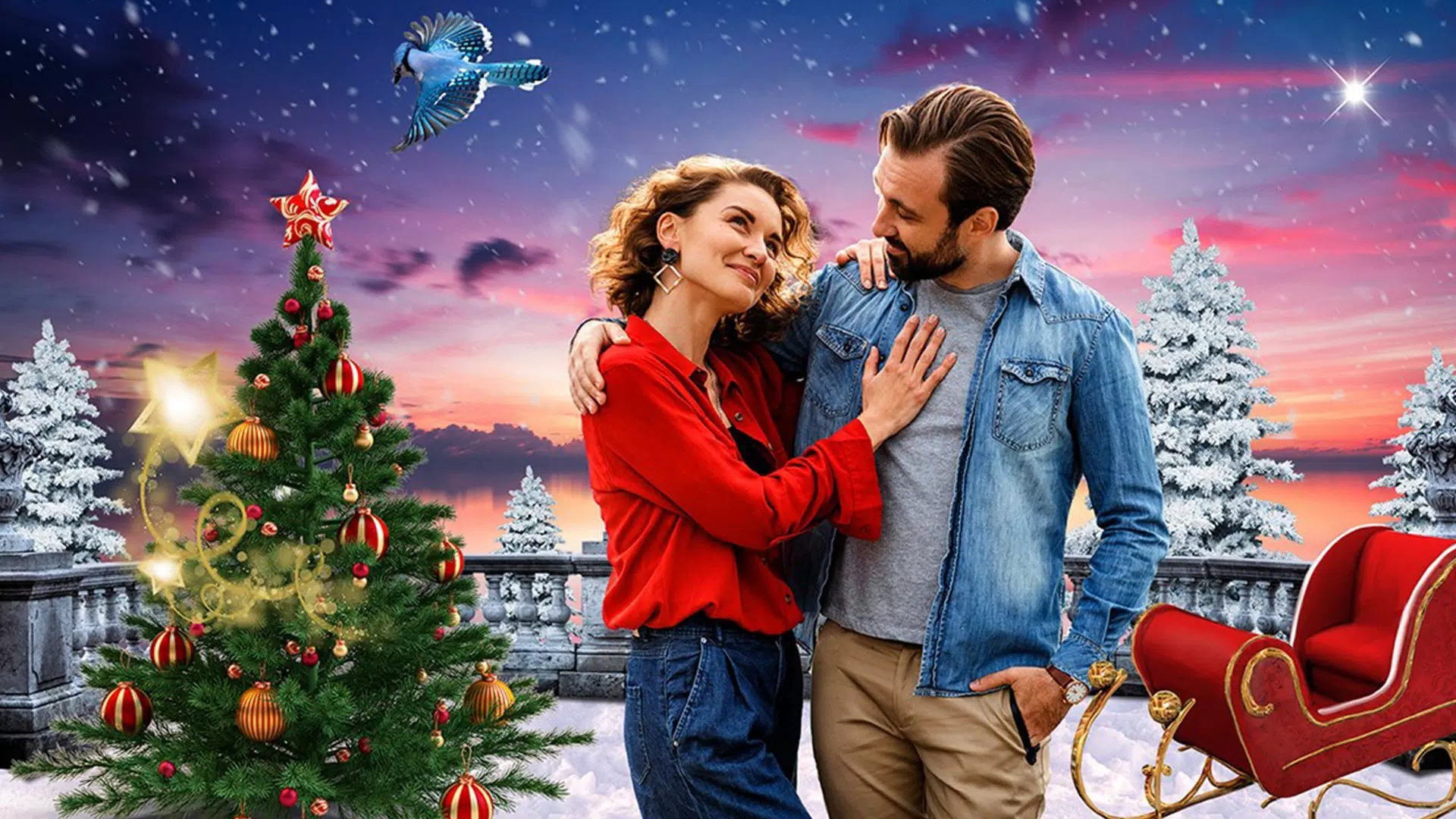 Christmas Photo Frames, Editor Ekran Görüntüsü 0