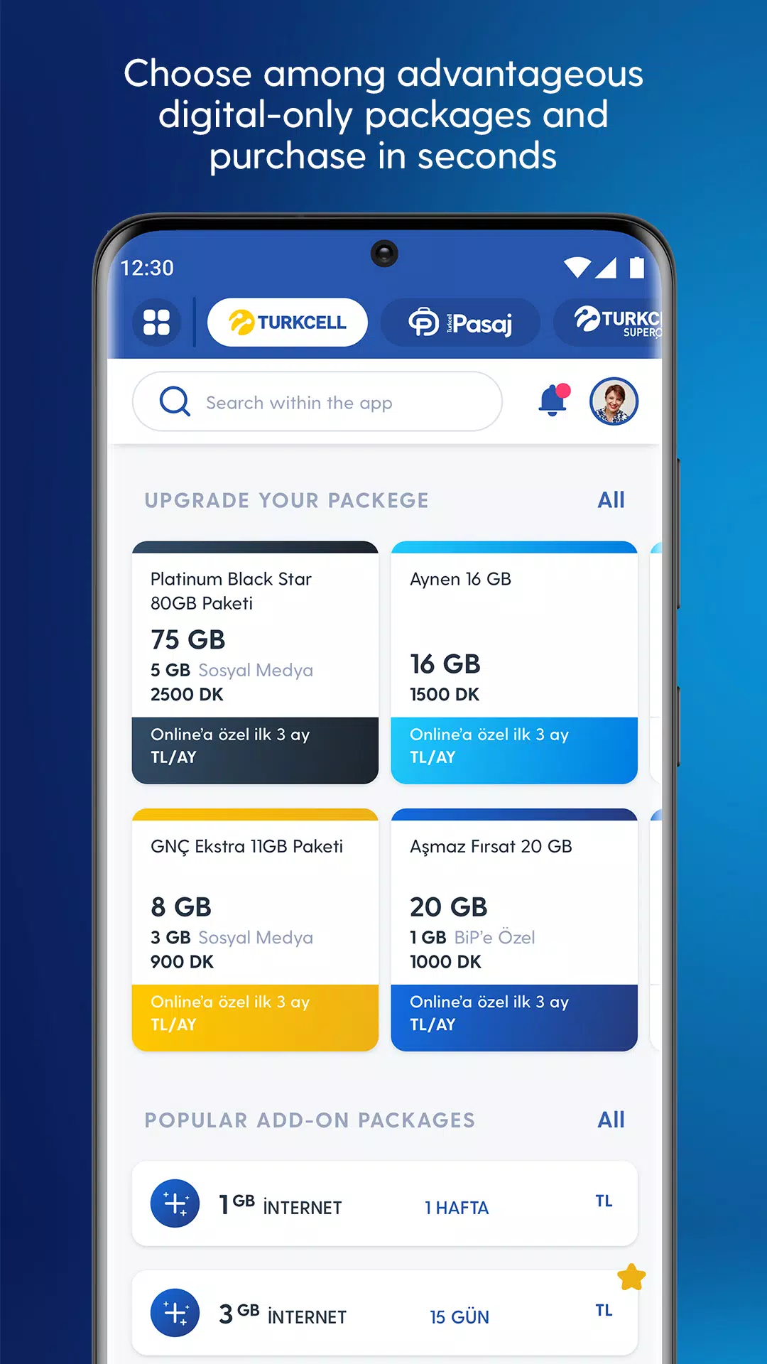 Turkcell Captura de tela 3