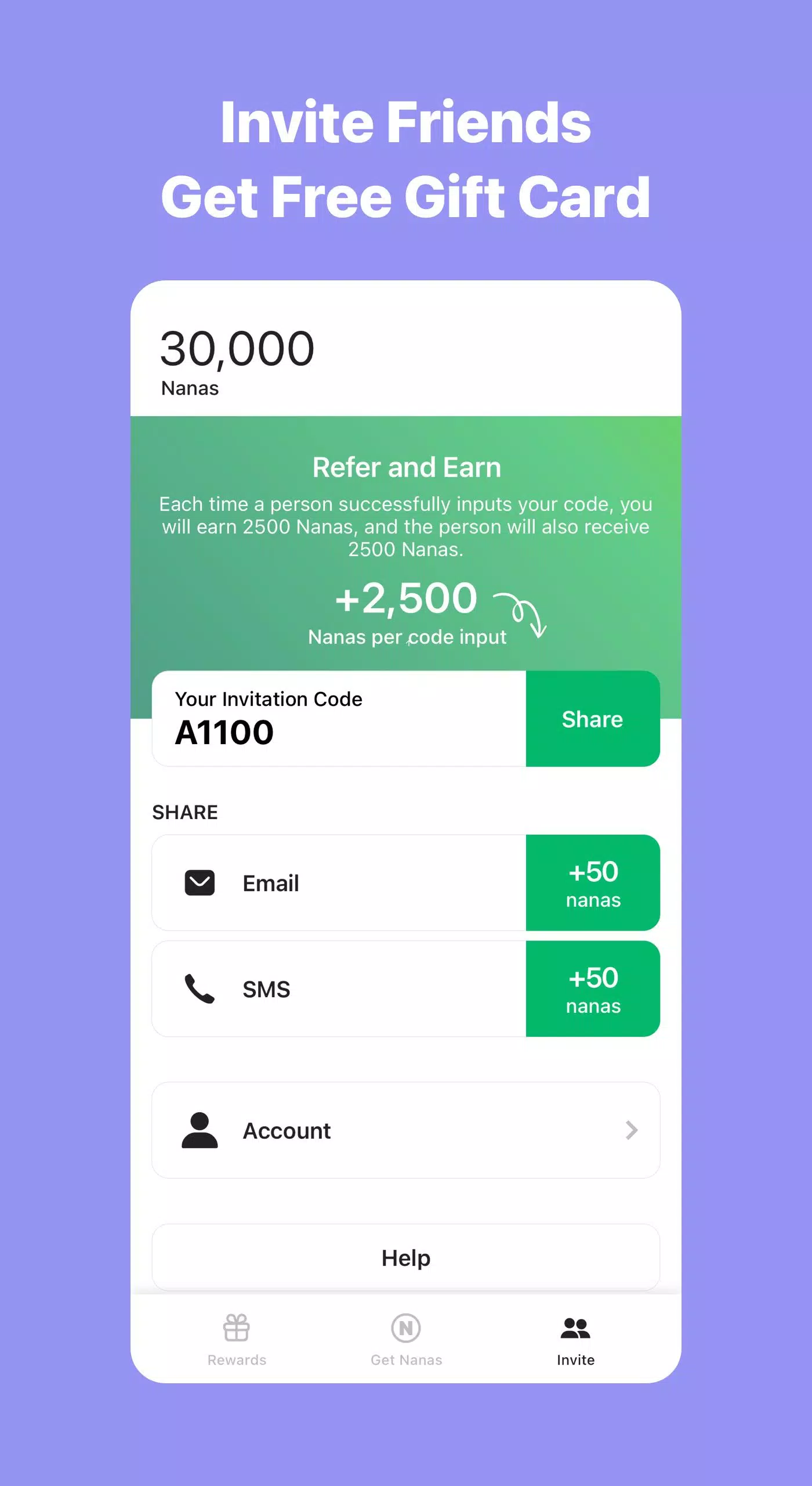 AppNana: Gift Cards Rewards スクリーンショット 3