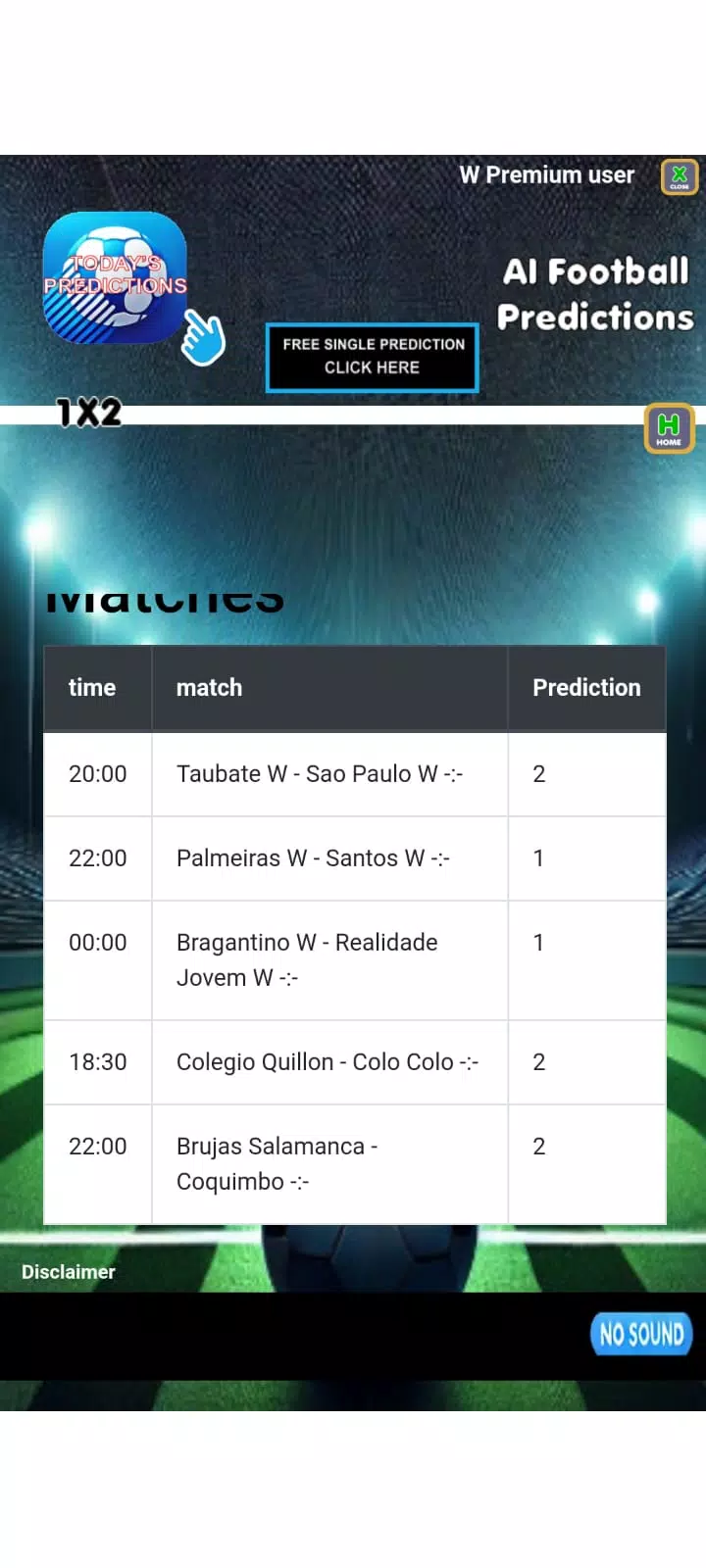 Ai football predictions应用截图第3张