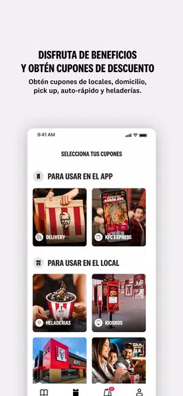 KFC APP - Ec, Co, Cl, Ar y Ve スクリーンショット 2