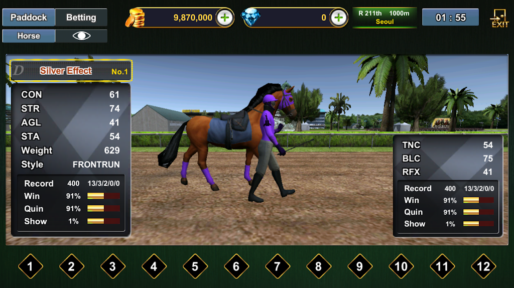 Winning Derby 螢幕截圖 1