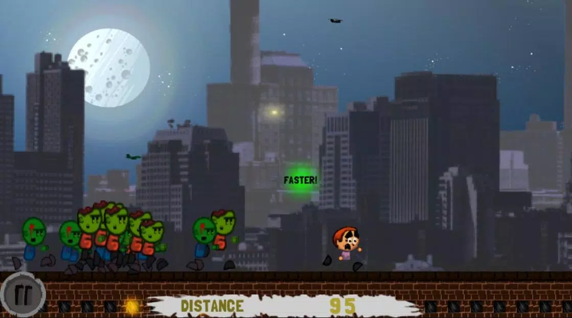 Yikes! Zombies! Run! Captura de pantalla 0