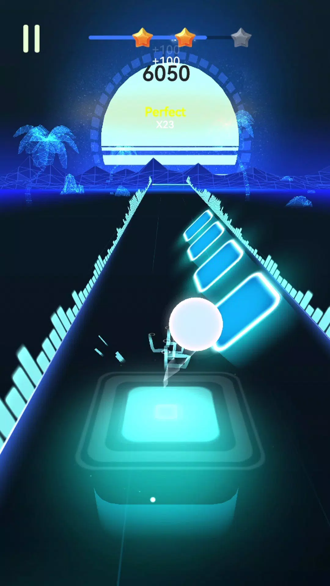 Music Ballz Hop Captura de tela 1