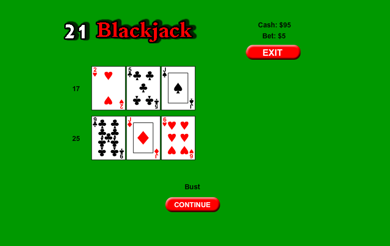 21 Black Jack by Asylum Bound Games Ekran Görüntüsü 0