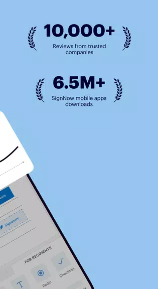 signNow: Sign & Fill PDF Docs ภาพหน้าจอ 1