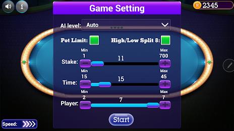 Omaha Poker Offline应用截图第0张