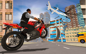 Superhero Stunt Bike Simulator Скриншот 1