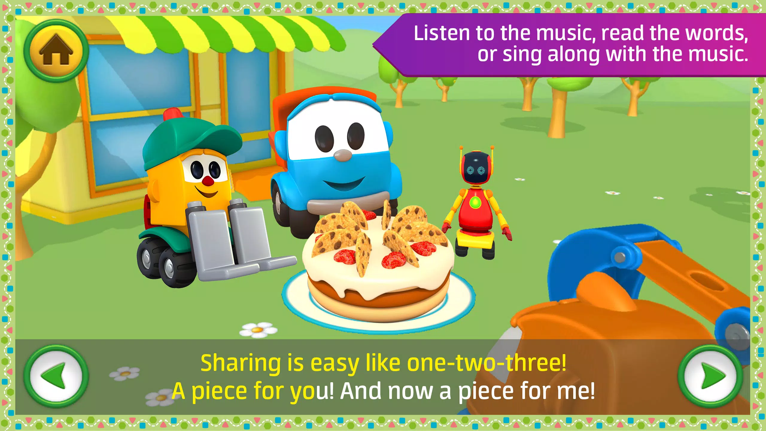 Leo kids songs and music games Schermafbeelding 1