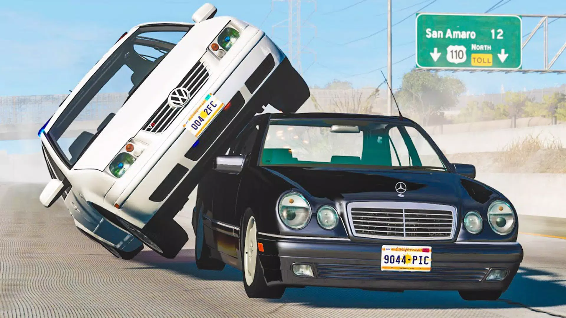 Realistic Car Crash Simulator ภาพหน้าจอ 1