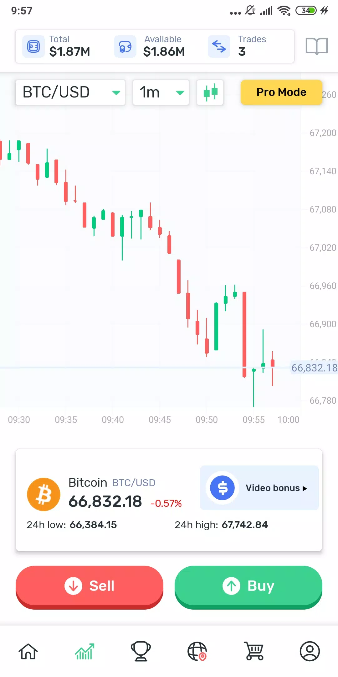 Cryptomania Simulador Captura de tela 1