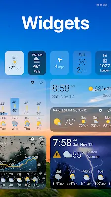 Weather & Widget - Weawow ဖန်သားပြင်ဓာတ်ပုံ 2