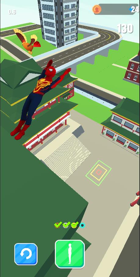 Superhero Flip Jump: Sky Fly 螢幕截圖 2