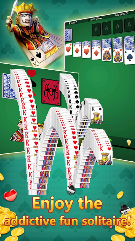 klondike solitaire :card shark Tangkapan skrin 2