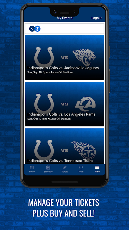 Indianapolis Colts Mobile Capture d'écran 2