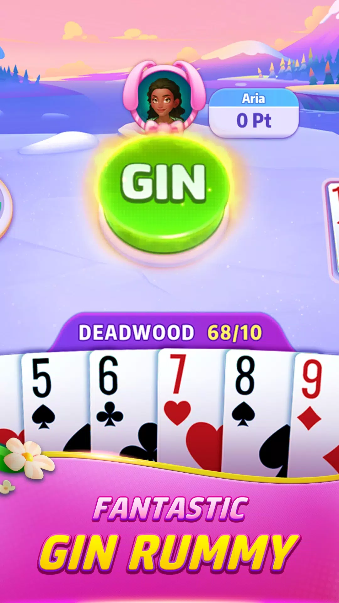Gin Rummy Frenzy Ảnh chụp màn hình 3
