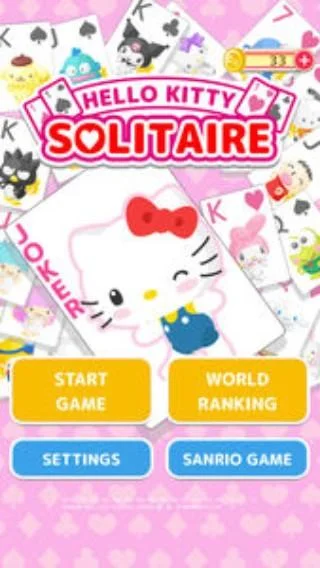 Hello Kitty Solitaire Schermafbeelding 0