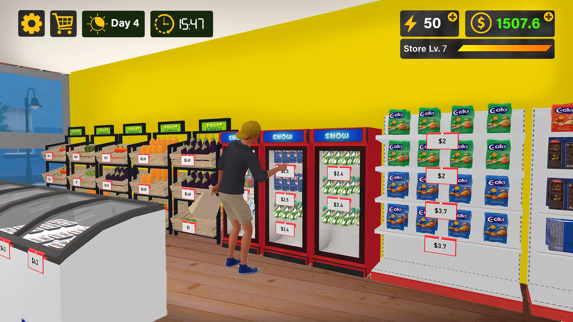 Supermarket 3D Simulation Game Zrzut ekranu 0