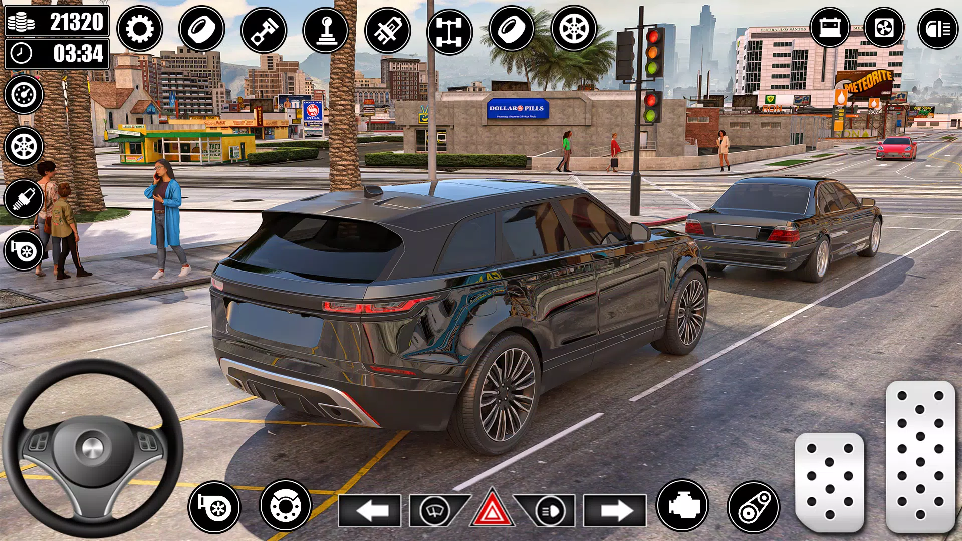 Real Car Driving School Games Ekran Görüntüsü 1