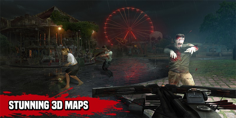 Zombie Hunter: Post Apocalypse Survival Games Ekran Görüntüsü 2