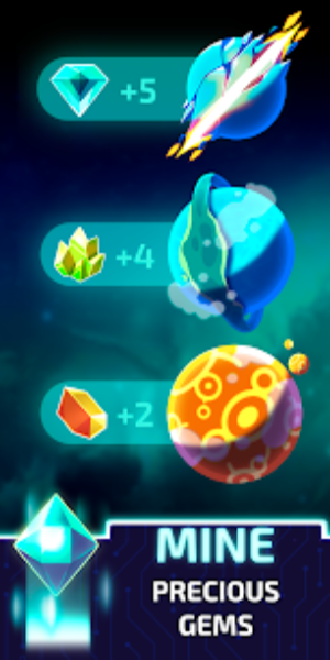 Idle Planet Miner ภาพหน้าจอ 2