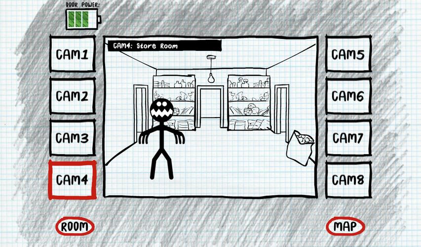 Stickman Five Nights Survival Ekran Görüntüsü 1