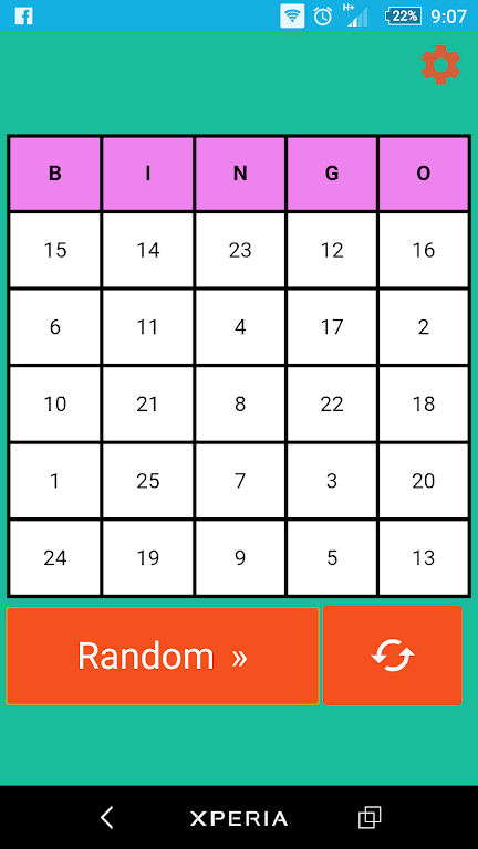 Bingo 2 player 螢幕截圖 0