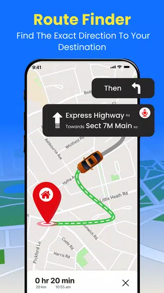 GPS Earth Maps Live Navigation Schermafbeelding 0