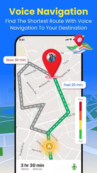 GPS Earth Maps Live Navigation Schermafbeelding 1