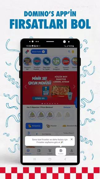 Domino's Pizza Türkiye Captura de tela 0