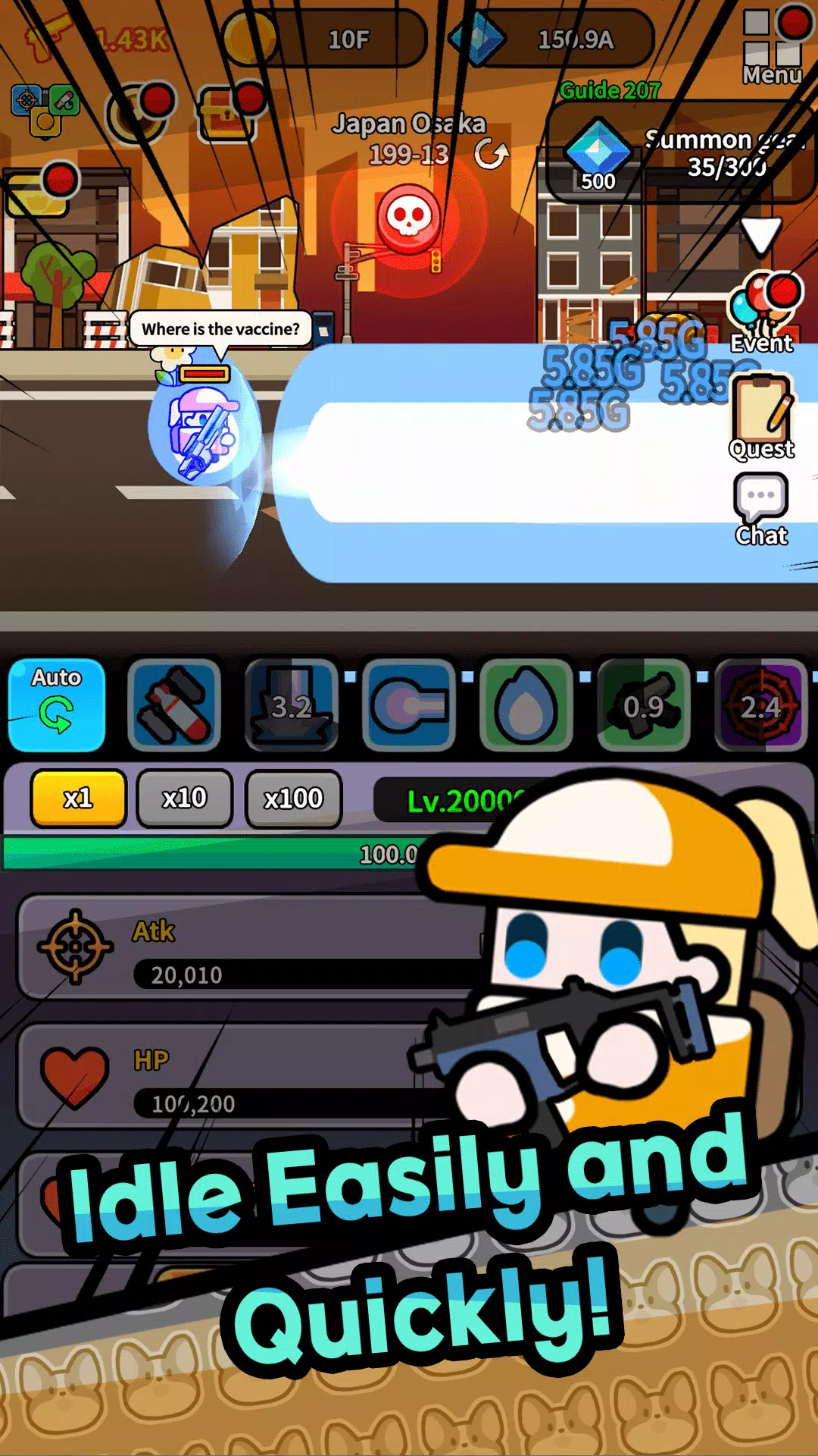 Legend Z Hunter : Idle RPG War Tangkapan skrin 2