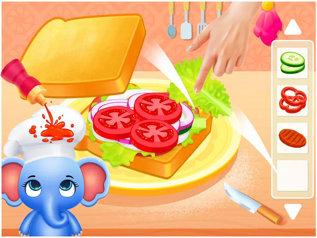 Animal Cafe Cooking Game Captura de tela 2
