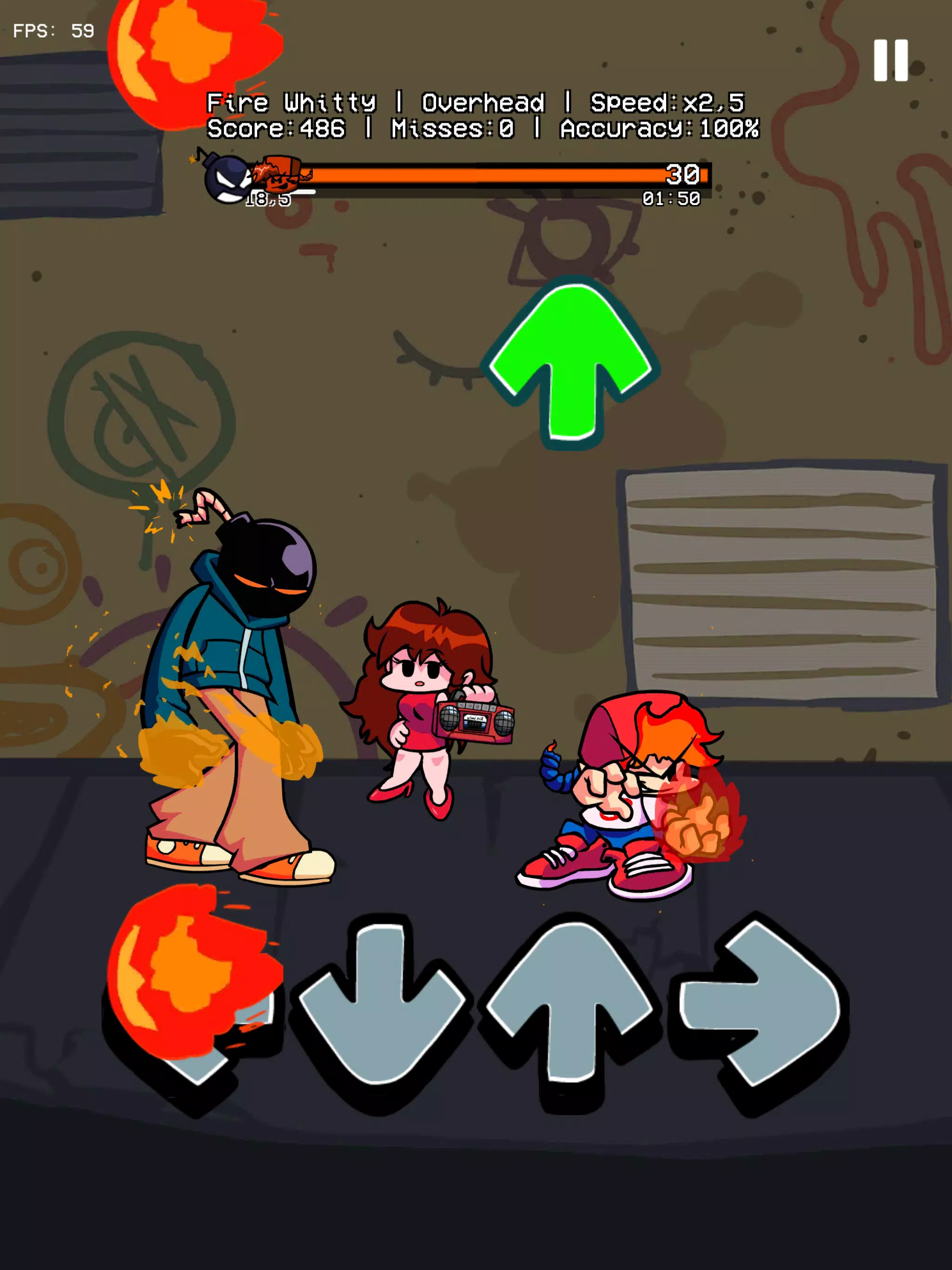 Music Battle Fire Fight Whitty Captura de pantalla 2