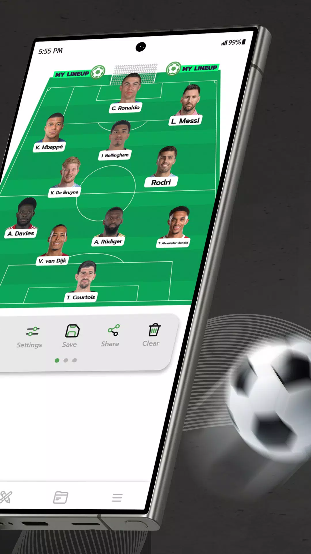 My Lineup ภาพหน้าจอ 1
