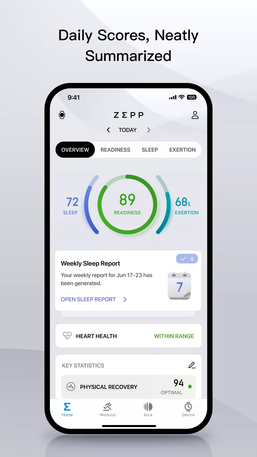 Zepp（formerly Amazfit） Capture d'écran 0