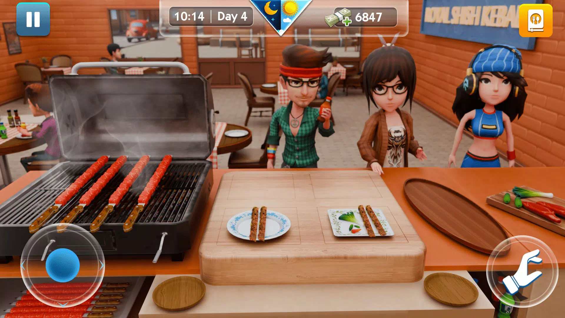 Kebab Food Chef Simulator Game 螢幕截圖 1