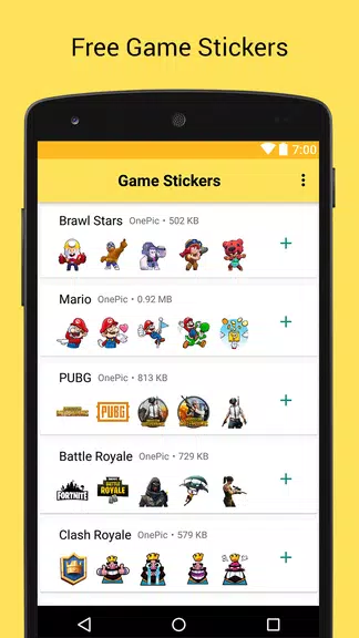 Game Stickers for Whatsapp スクリーンショット 0
