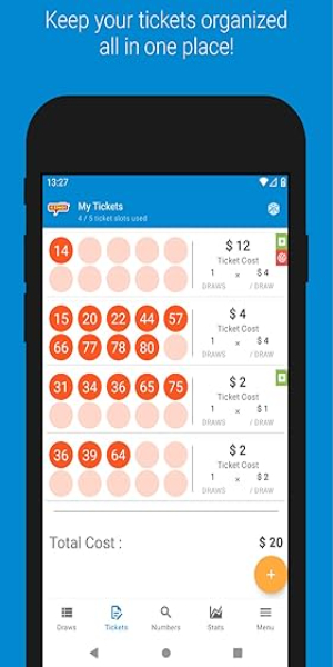 Georgia Lottery Keno : GA Live Results & Tickets Captura de tela 1