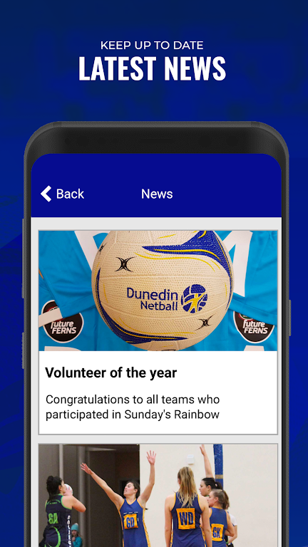 Dunedin Netball Centre Captura de pantalla 1