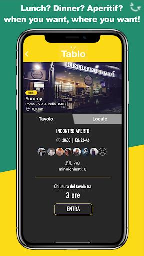 Tablo - social eating Скриншот 0