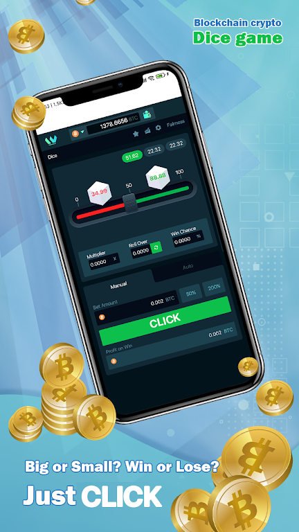 Crypto Dice Captura de tela 2