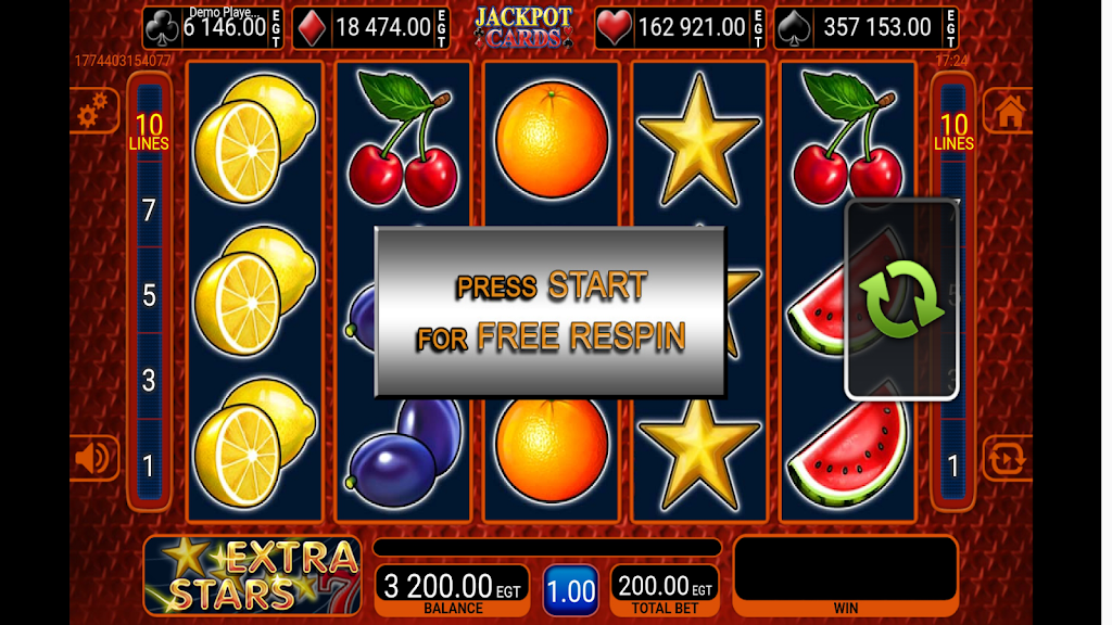 Extra Stars Slot スクリーンショット 0