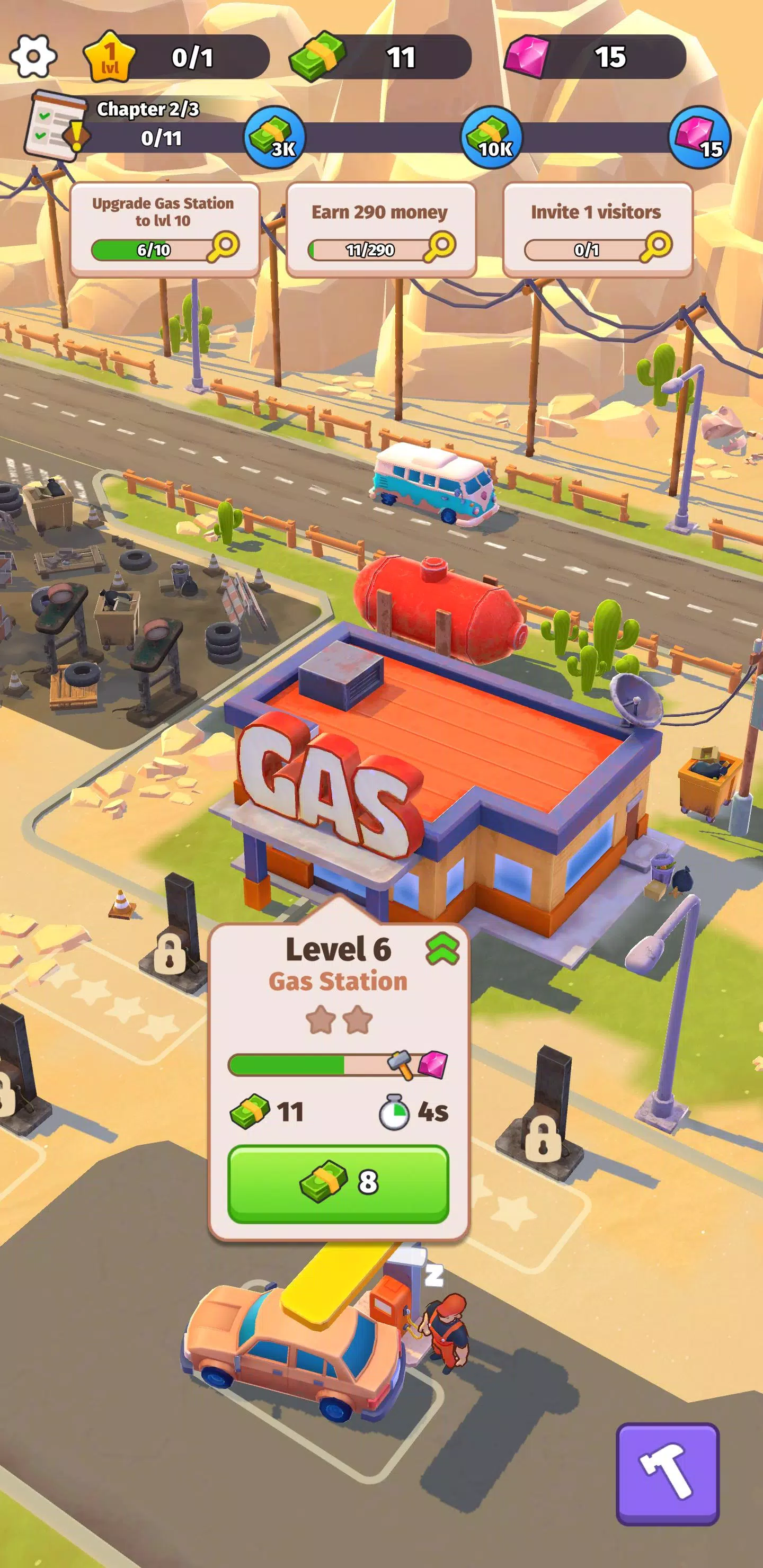 Schermata Roadside Empire 0