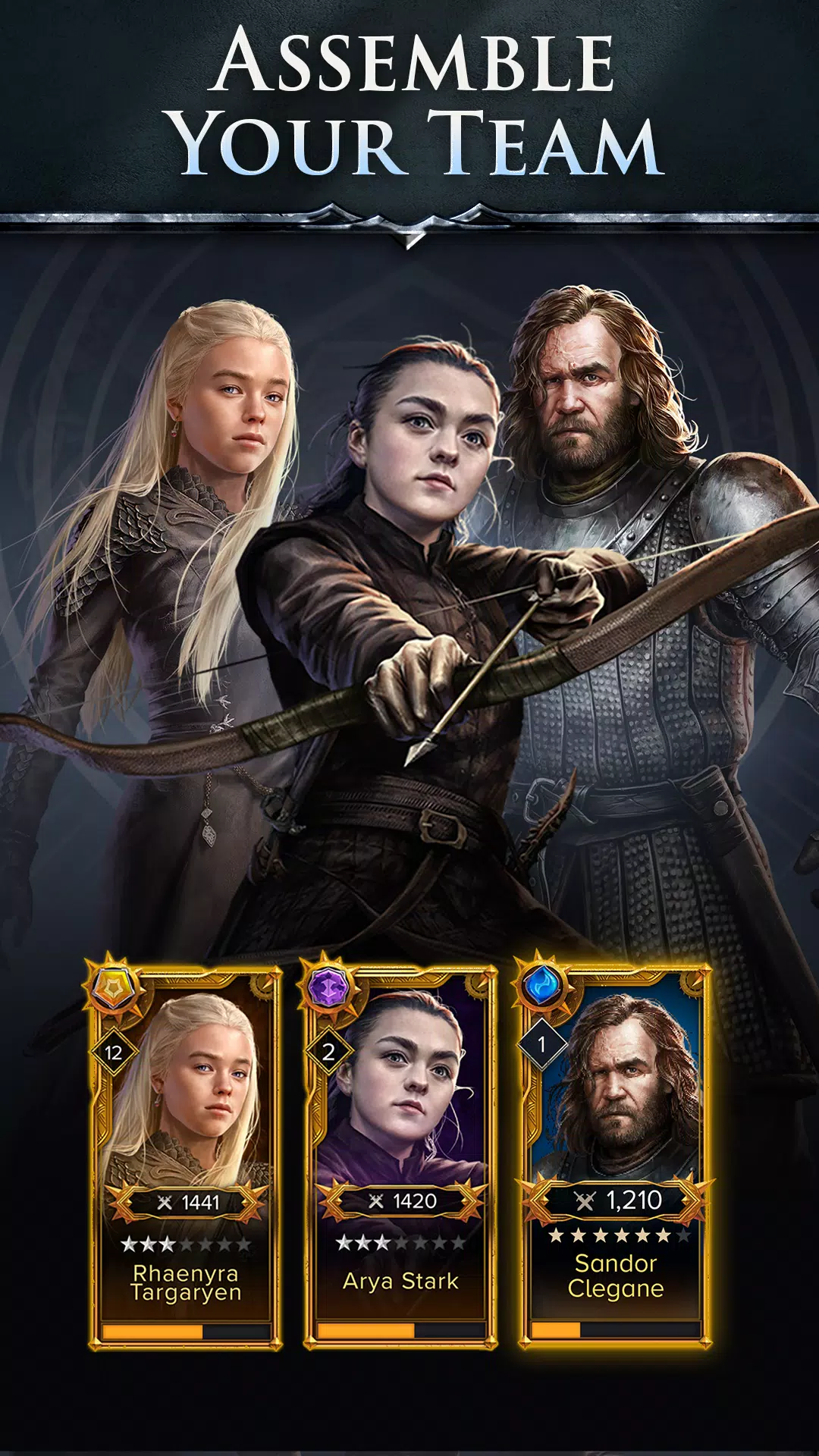 Game of Thrones: Legends RPG Ekran Görüntüsü 1