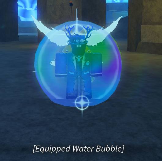 A Fisch player using the Water Bubble