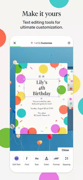 Evite: Email & SMS Invitations Ảnh chụp màn hình 0